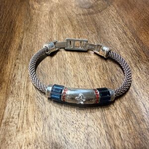 Brighton Independence Bracelet with Red Accents